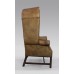 Buttoned Leather Hall Porters Chair