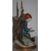 Capodimonte Boy Warming His Hands over Fire​