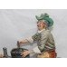 Capodimonte Chestnut Roaster Porcelain Sculpture by Conte