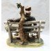 Capodimonte Tramp on Bench Figurine by Volta