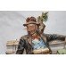 Capodimonte Tramp on Bench Figurine by Volta