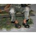 Capodimonte Tramp on Bench