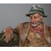 Capodimonte Tramp on Bench