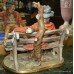 Capodimonte Tramp on Bench