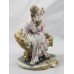 Italian Capodimonte Woman & Child Sculpture