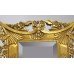 Carved Floral Giltwood Bevelled Glass Wall Mirror