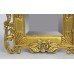 Carved Floral Giltwood Bevelled Glass Wall Mirror