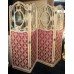 Superb Carved Giltwood 4 Panel Screen c.1880