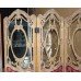 Superb Carved Giltwood 4 Panel Screen c.1880