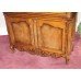 Carved Heavy Linen Press Cabinet Cupboard