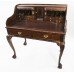 Carved Mahogany Bureau Desk with Ball & Claw Feet
