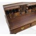 Carved Mahogany Bureau Desk with Ball & Claw Feet