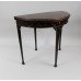 Carved Mahogany Edwardian Adam Style Flip Top Card Table