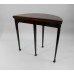 Carved Mahogany Edwardian Adam Style Flip Top Card Table