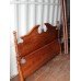 Carved Wood Broken Swan Neck pediment 6ft Superking Bed