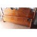 Carved Wood Broken Swan Neck pediment 6ft Superking Bed