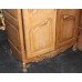 Large Heavily Carved Wood Cabinet Cupboard Linen Press Unit