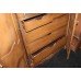 Large Heavily Carved Wood Cabinet Cupboard Linen Press Unit