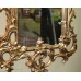 Carved Wood Gilt Chippendale Style Pier Glass Mirror