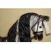 Quality Carved Wood Horseplay Dapple Grey Rocking Horse