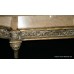 Carved Wood 8ft Ornate Mirror on Low Marble Topped Console Table