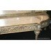 Carved Wood 8ft Ornate Mirror on Low Marble Topped Console Table