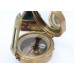 Cased Brass Brunton Compass by Thos.J.Evans London