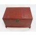 Chinese Red Lacquer Style Chest on Stand