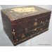 Chinoiserie Inlaid Lacquer Jewellery Bijouterie Box