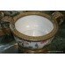Hand Painted Bowl with Heavy Ormolu Mounts