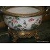 Hand Painted Bowl with Heavy Ormolu Mounts