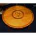 Circular Inlaid Satinwood Coffee Table