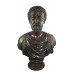 Classical Style Roman Bronze Bust 