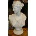 Classical Style Heavy Composite Marble Bust of Diana
