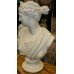 Classical Style Heavy Composite Marble Bust of Diana
