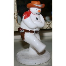 Coalport The Snowman Cowboy Jig Figurine
