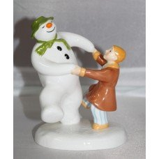 Coalport The Snowman Dancing At The Party Figurine