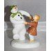 Coalport The Snowman Dancing At The Party Figurine