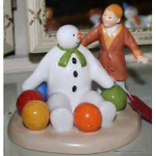 Coalport The Snowman Soft Landing Figurine