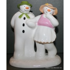 Coalport The Snowman "The Bashful Blush" Figurine