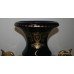Ornate Cobalt Blue and Gold Plated Lidded Urn