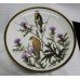 Collection of 9 Franklin Porcelain Songbirds of the World Plates