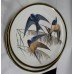 Collection of 9 Franklin Porcelain Songbirds of the World Plates