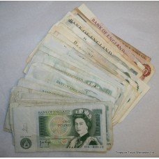 Collection of English Folding Money Some Uncirculated, Series