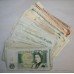 Collection of English Folding Money Some Uncirculated, Series