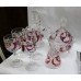 Collection of Vintage Coloured Decorative Crystal