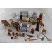 Collection of Vintage Dolls House Furniture & Furnishings