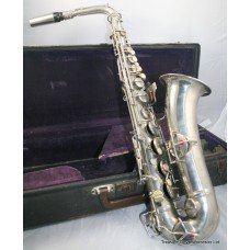 C.G. Conn Silver Plated 1924 Saxophone #131449