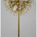 Contemporary Crystal & Brass Sputnik Table Lamp
