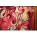 Contemporary Painting of Flowers by Kate Rees Set in Gilt Frame